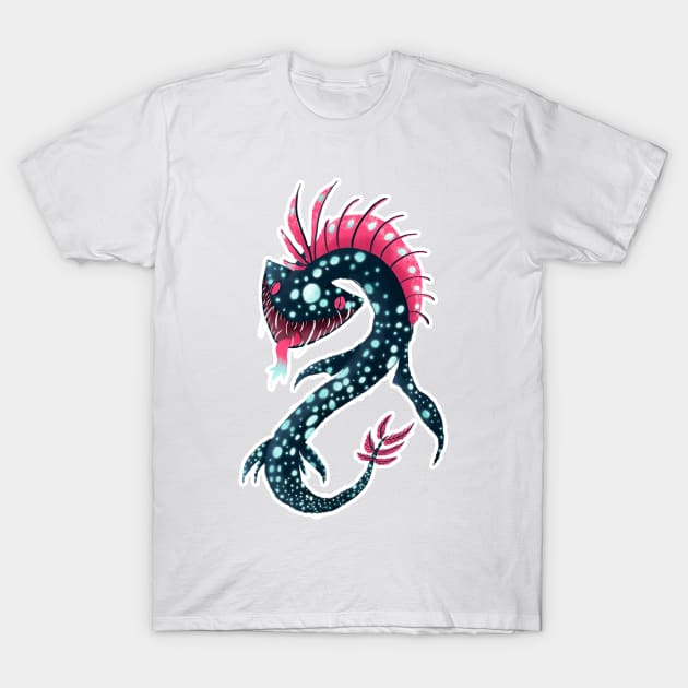 Acanthagaster, the Great Sea Serpent T-Shirt by narwhalwall